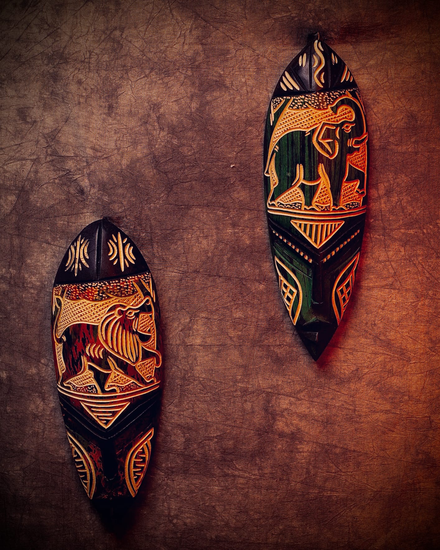 Masque en bois