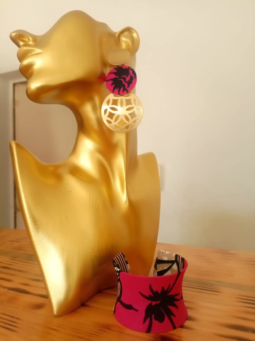 Wax Lover _ Ensemble boucles d'oreille et bracelet